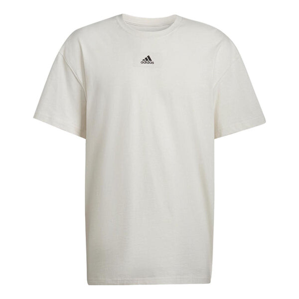 

Футболка adidas Solid Color Sports Round Neck Short Sleeve Beige, мультиколор