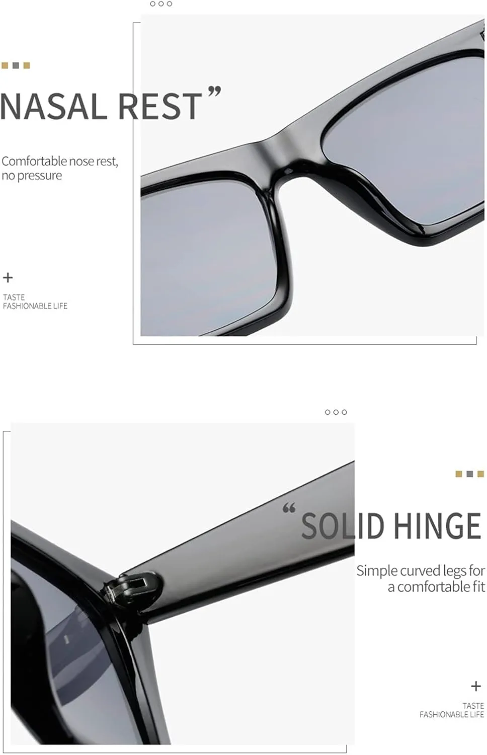 

Солнцезащитные очки XINXIN Square Cat Eye для мужчин и женщин, идеально подходящие для уличной стрельбы, вождения, отдыха на пляже (цвет: D, размер: средний), D