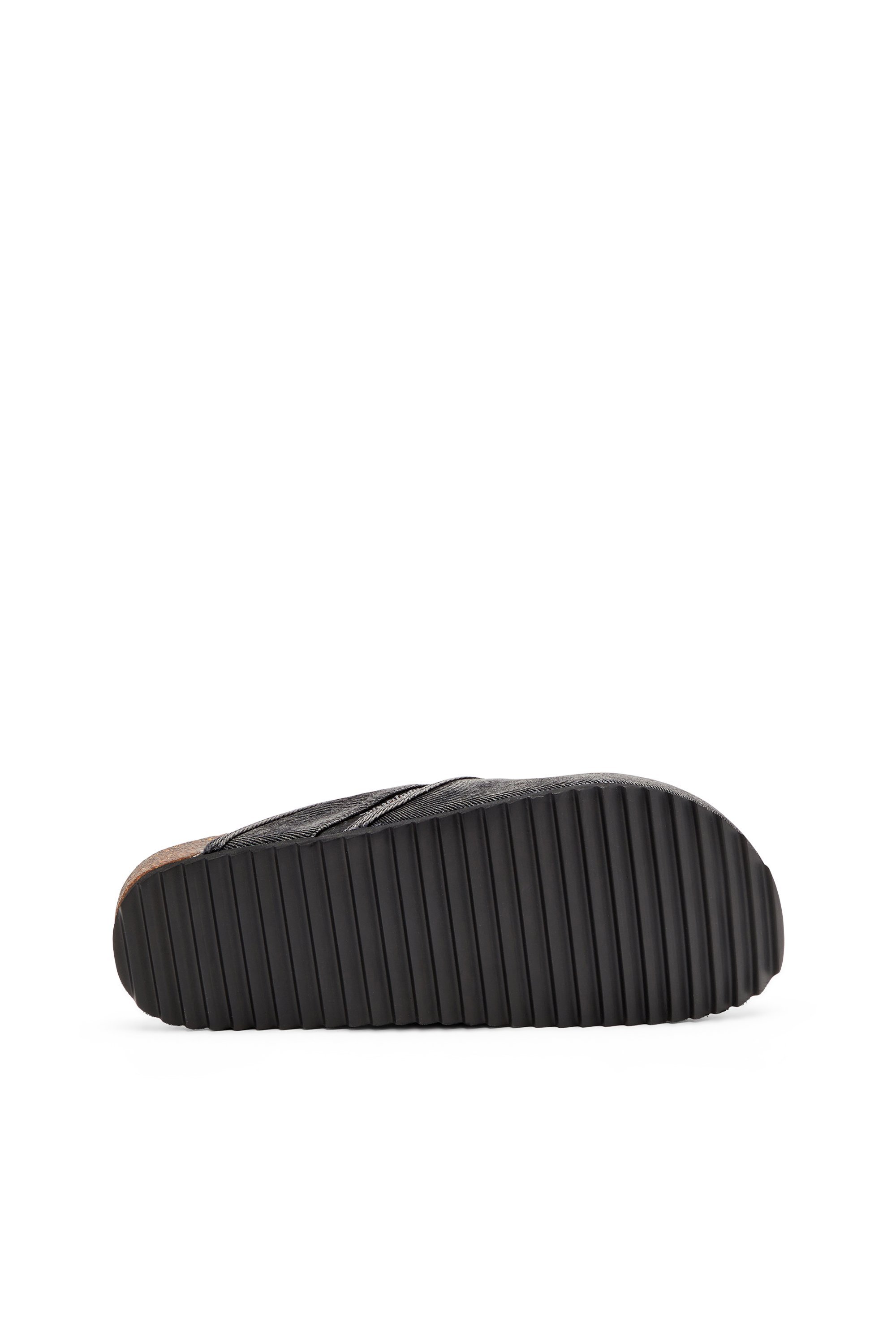 Мужские джинсовые мюли без шнурков D-WOODSTOCK SLIP-ON Diesel, black — фото 3