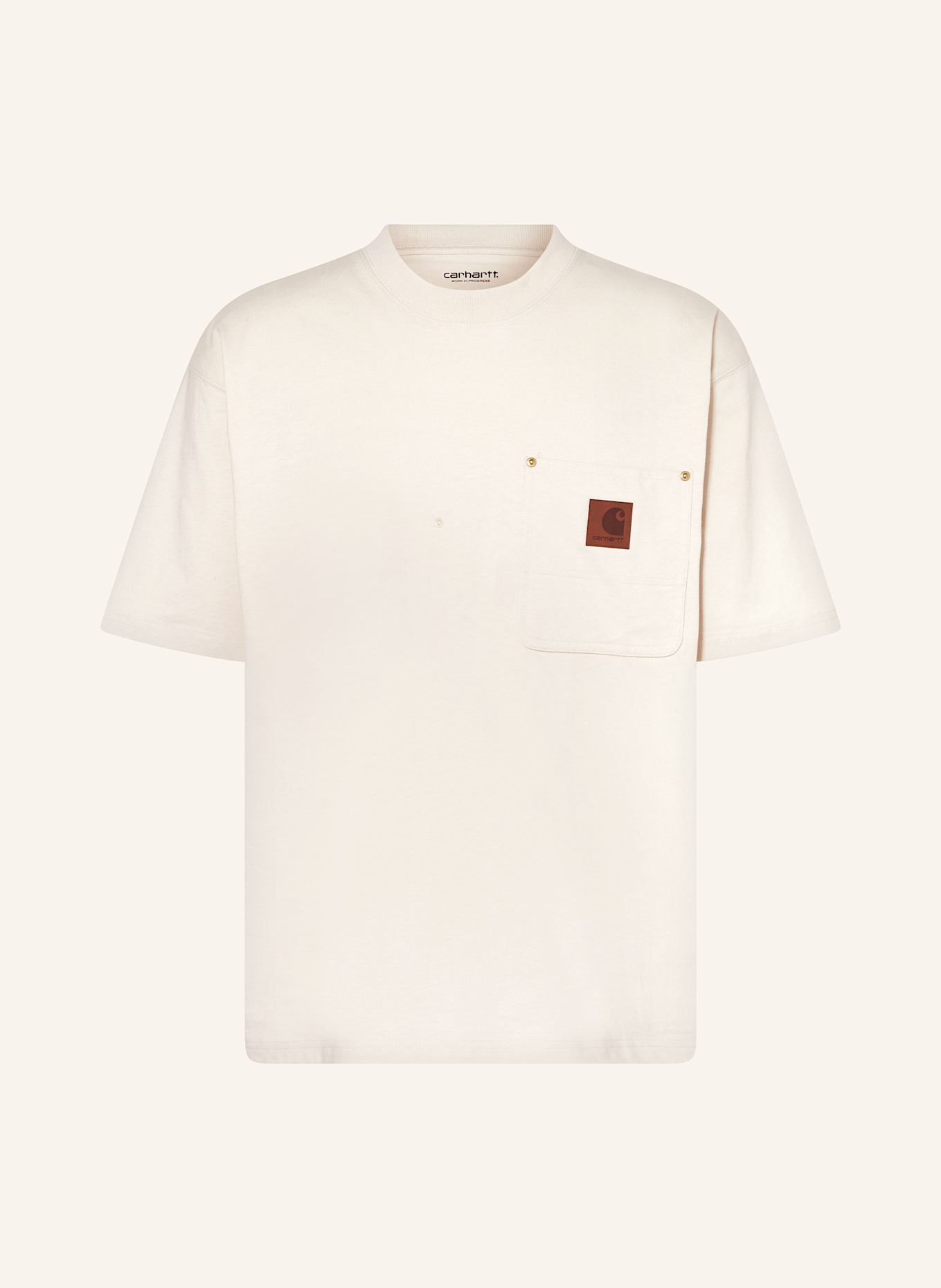 

Футболка Элдон Carhartt Wip, экрю