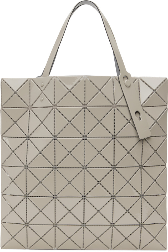

Люсиент однотонная сумка-тоут Bao Bao Issey Miyake, бежевый