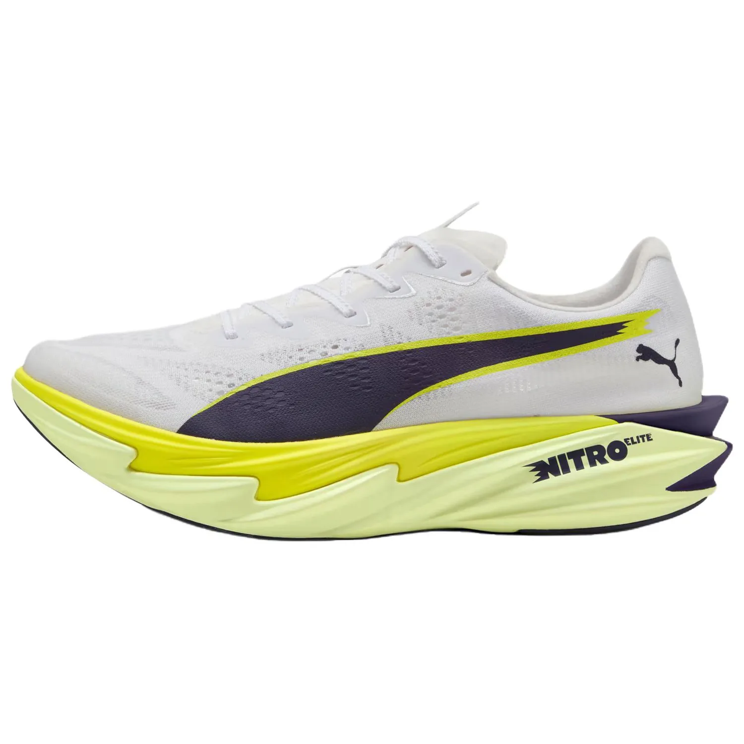 PUMA Беговые кроссовки Deviate Nitro 4 для мужчин, белые
