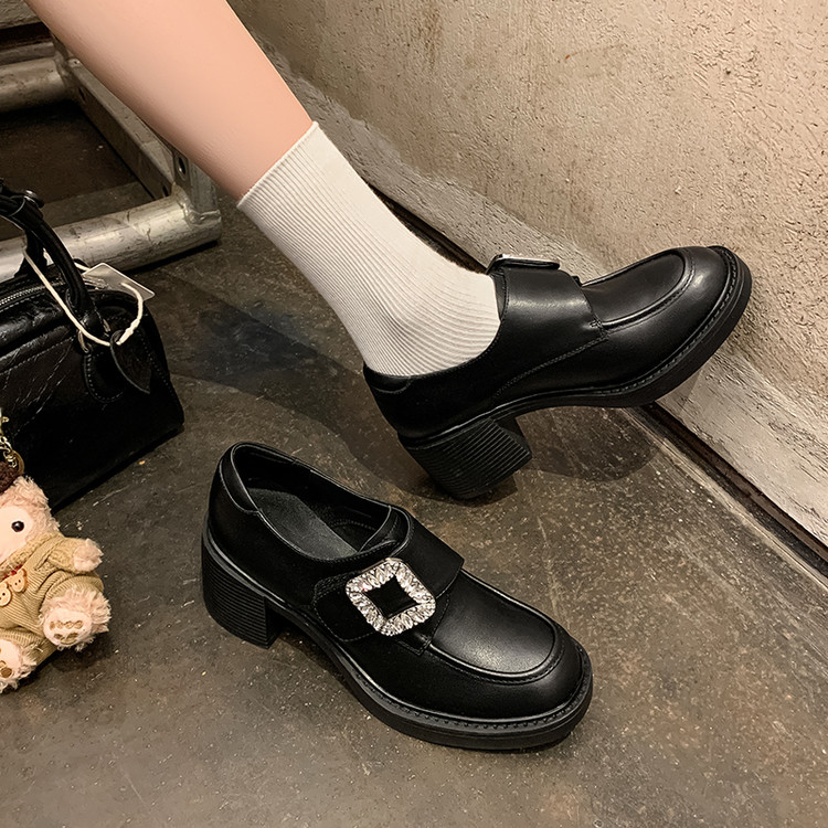 Echo&yolo Лоферы женские черные из черной кожи коровы, цвет Black Cow Leather — фото 3