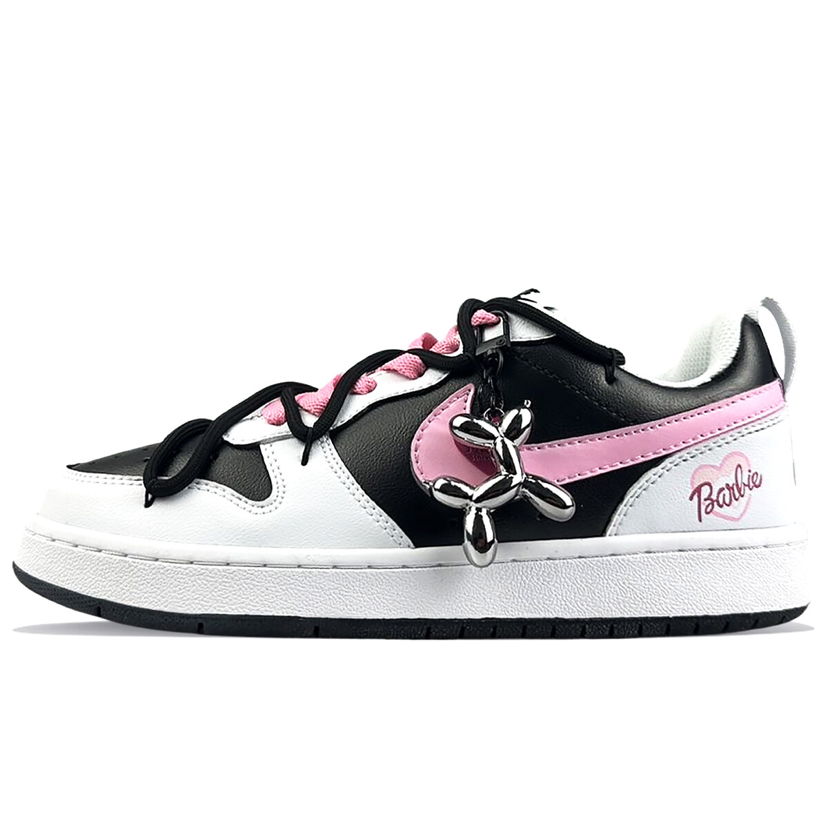 

Кроссовки Nike Court Borough Skateboard Shoes Women's Low-Top Pink, Черный, Кроссовки Nike Court Borough Skateboard Shoes Women's Low-Top Pink