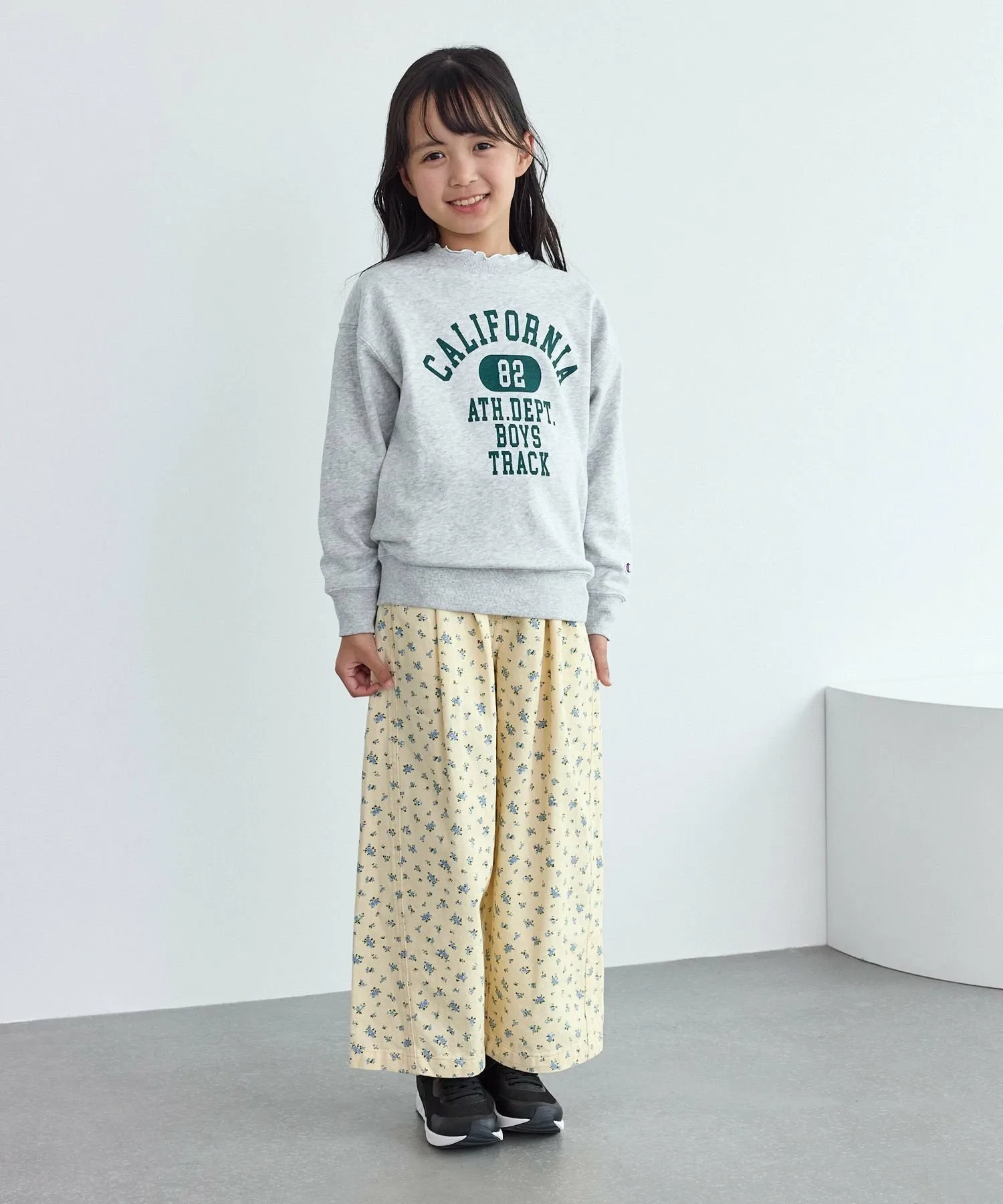 Маленькие цветочные штанишки ROPE' PICNIC KIDS, Off-white (17) — фото 3