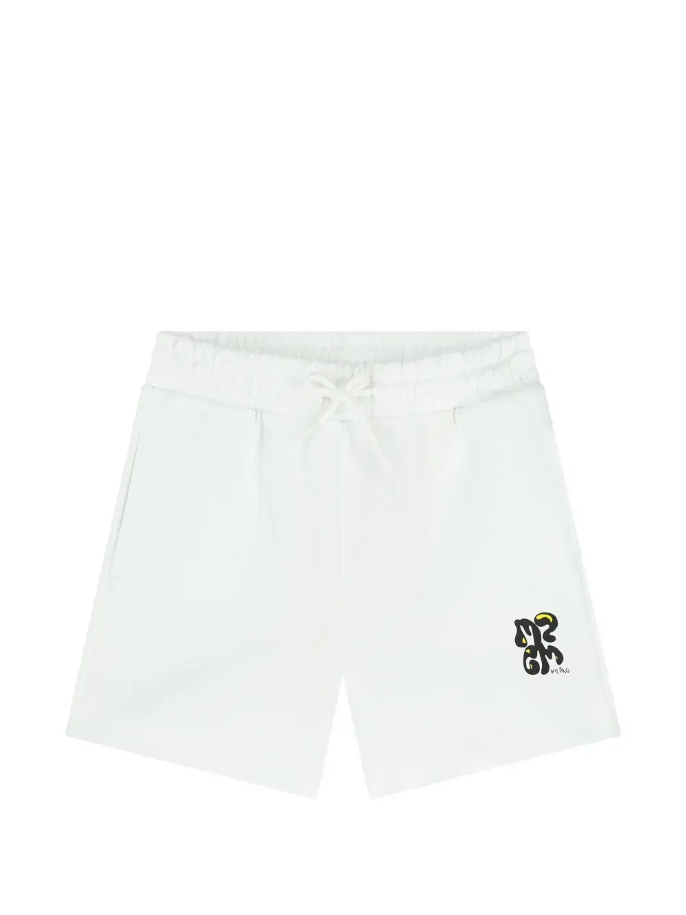 Графические шорты Msgm Kids, белый
