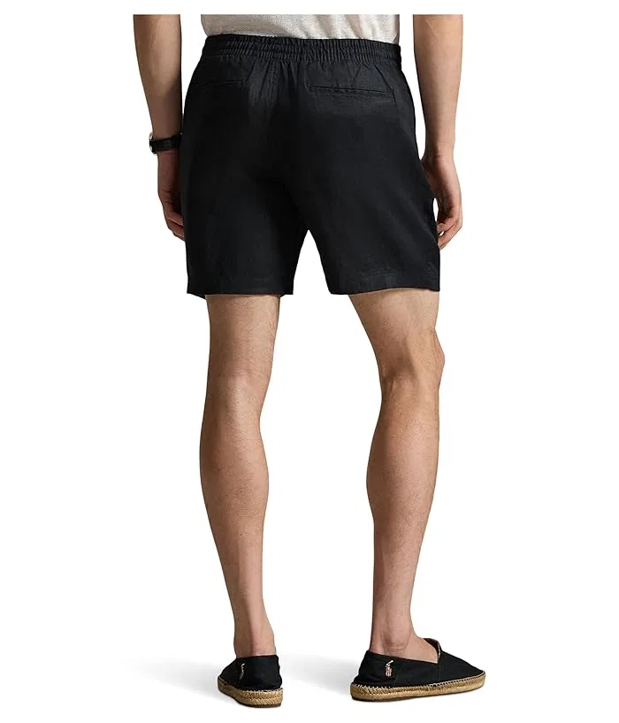 Шорты Polo Prepster из льна Polo Ralph Lauren, Polo Black — фото 3