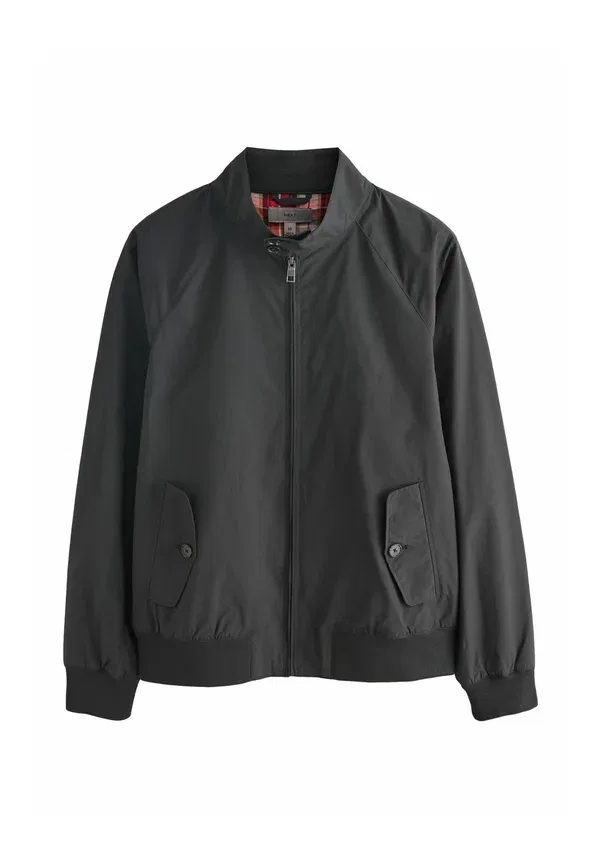 Куртка Harrington Regular Fit, водоотталкивающая, летняя, Next, черный — фото 4