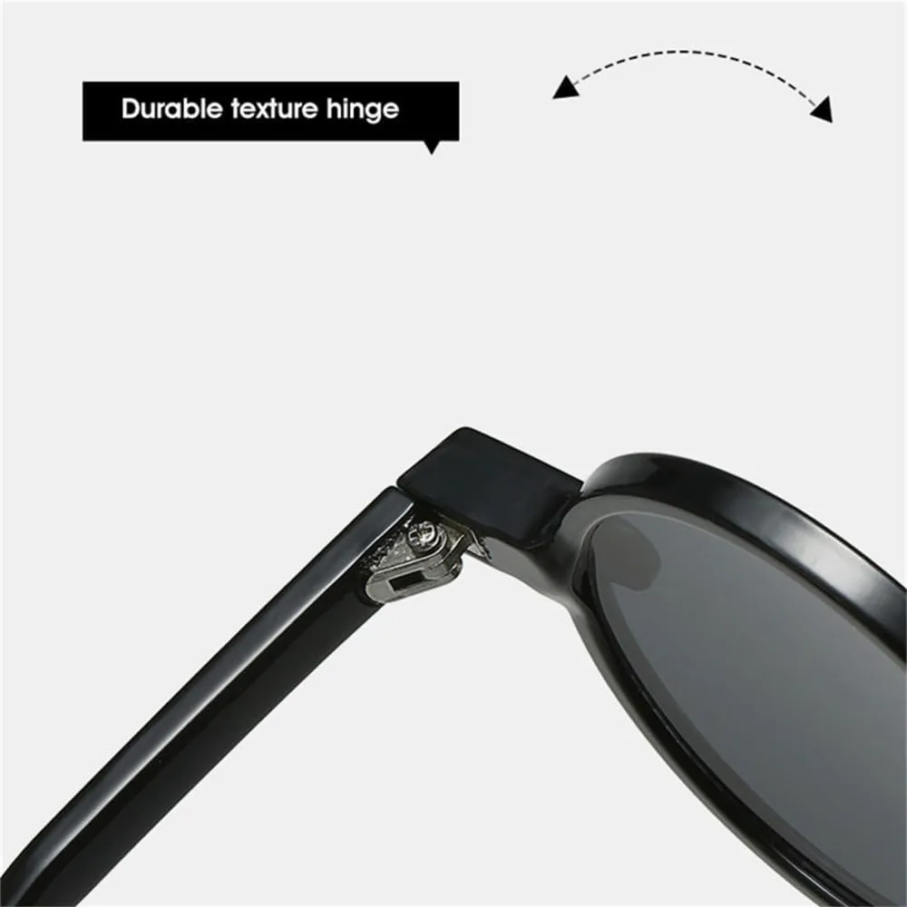 

Круглые солнцезащитные очки для женщин, разноцветные солнцезащитные очки в стиле панк с защитой от УФ-излучения UV400, женские очки LANGSER, C10clear-clear