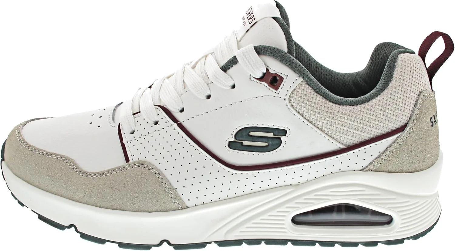 Мужские кроссовки Skechers UNO Retro One, белый/зеленый