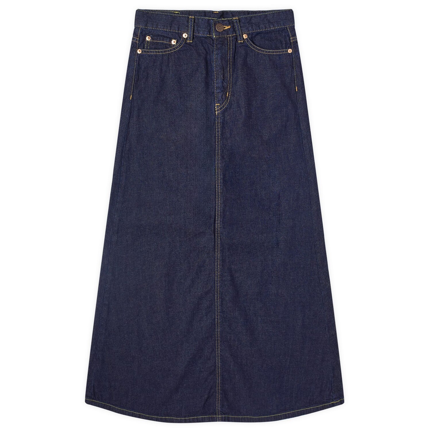 

Юбка миди Beams Boy 0.5 Pocket Denim Long Skirt, цвет Blue Indigo