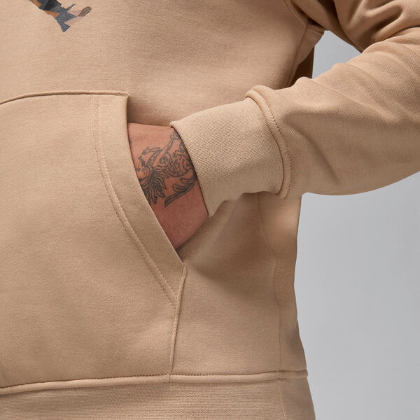 Толстовка Air Jordan Flight MVP Fleece Pullover Hoodie 'Hemp', цвет hemp — фото 4