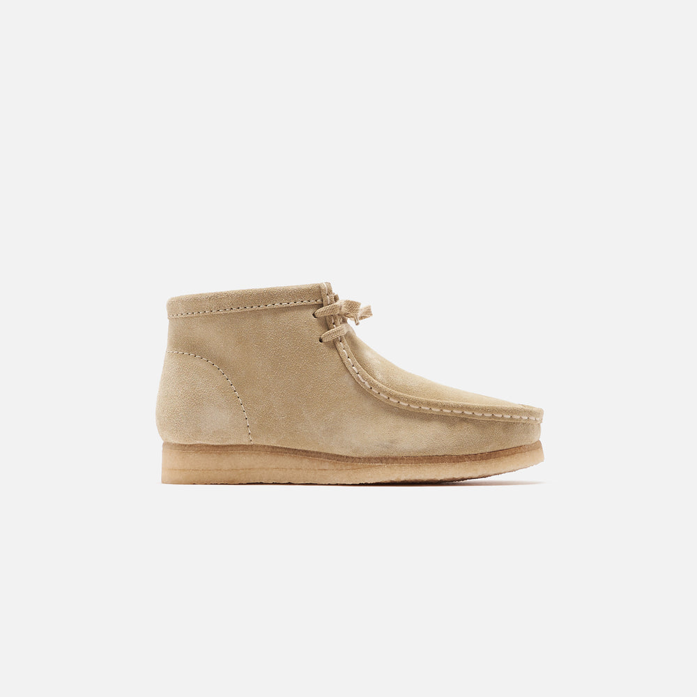 Ботинки женские Clarks WMNS Wallabee замшевые, бежевый