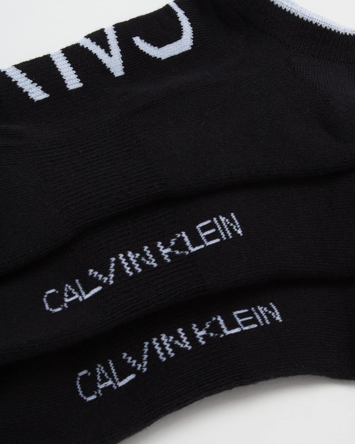 Мужские носки Calvin Klein No Show - 3 пары, мягкие, эластичные, с мягкой подкладкой, спортивные, повседневные, с низким вырезом, для мужчин, Black Assorted — фото 4