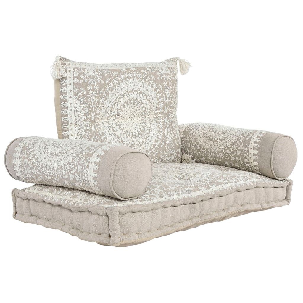 

Кресло DKD Home Decor Белый Бежевый 90 x 56 x 15 см