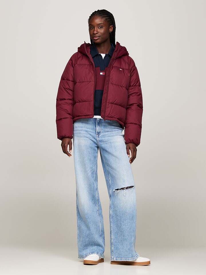 

Куртка TOMMY JEANS Winterjacke, бордо