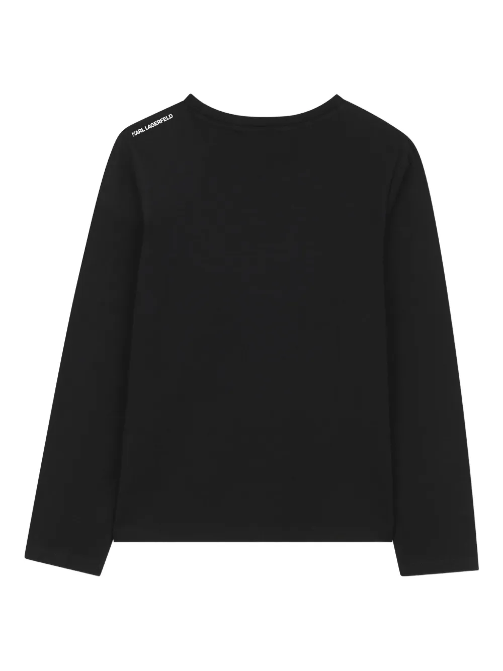 Футболка Ikon с длинными рукавами KARL LAGERFELD KIDS, черный — фото 2