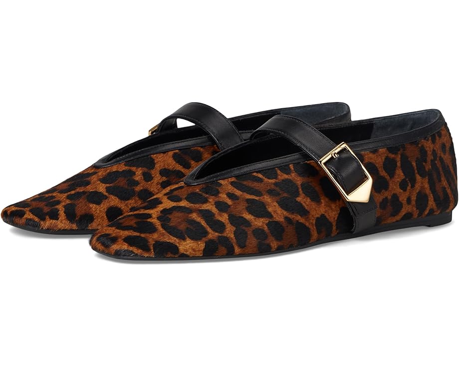 Балетки Schutz Courtney Buckle, цвет Natural/Black