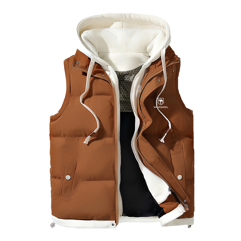

Жилет мужской с несъемным капюшоном Moderate VanCamel, caramel