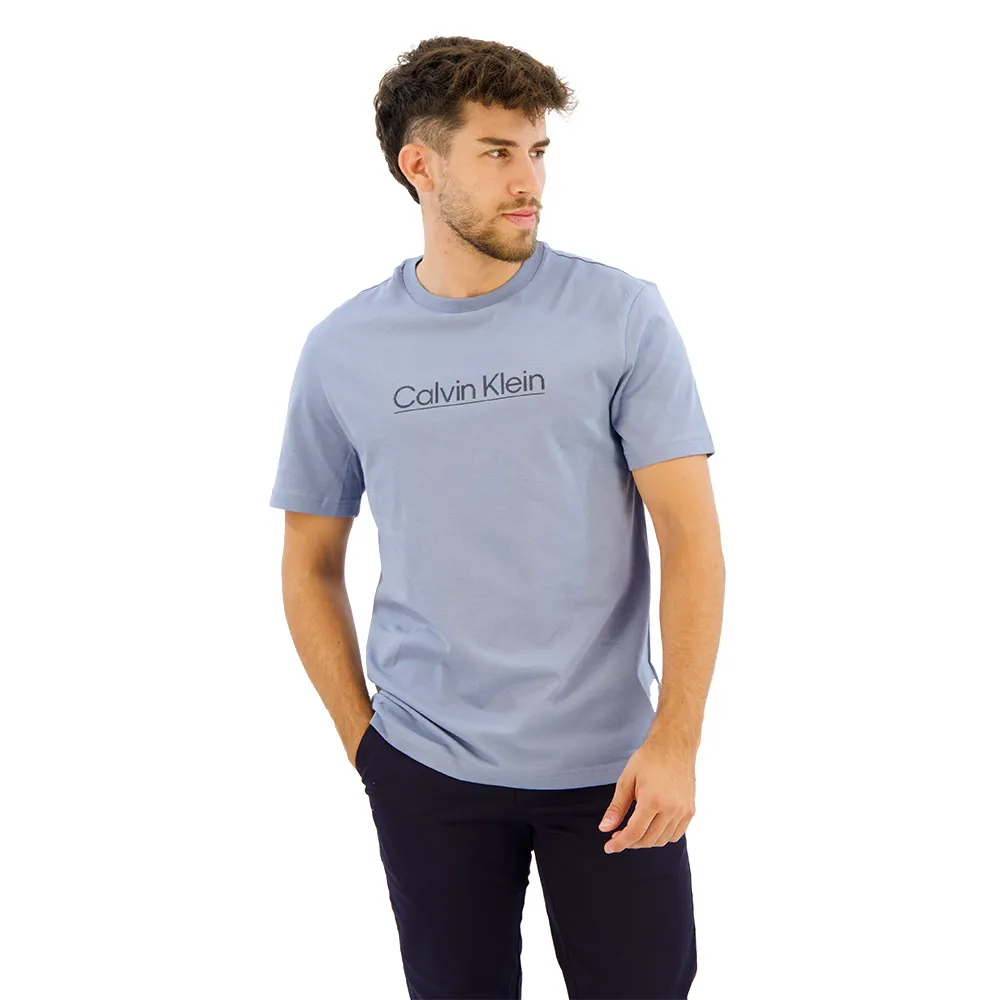 

Футболка с коротким рукавом Calvin Klein Raised Line Logo, синий