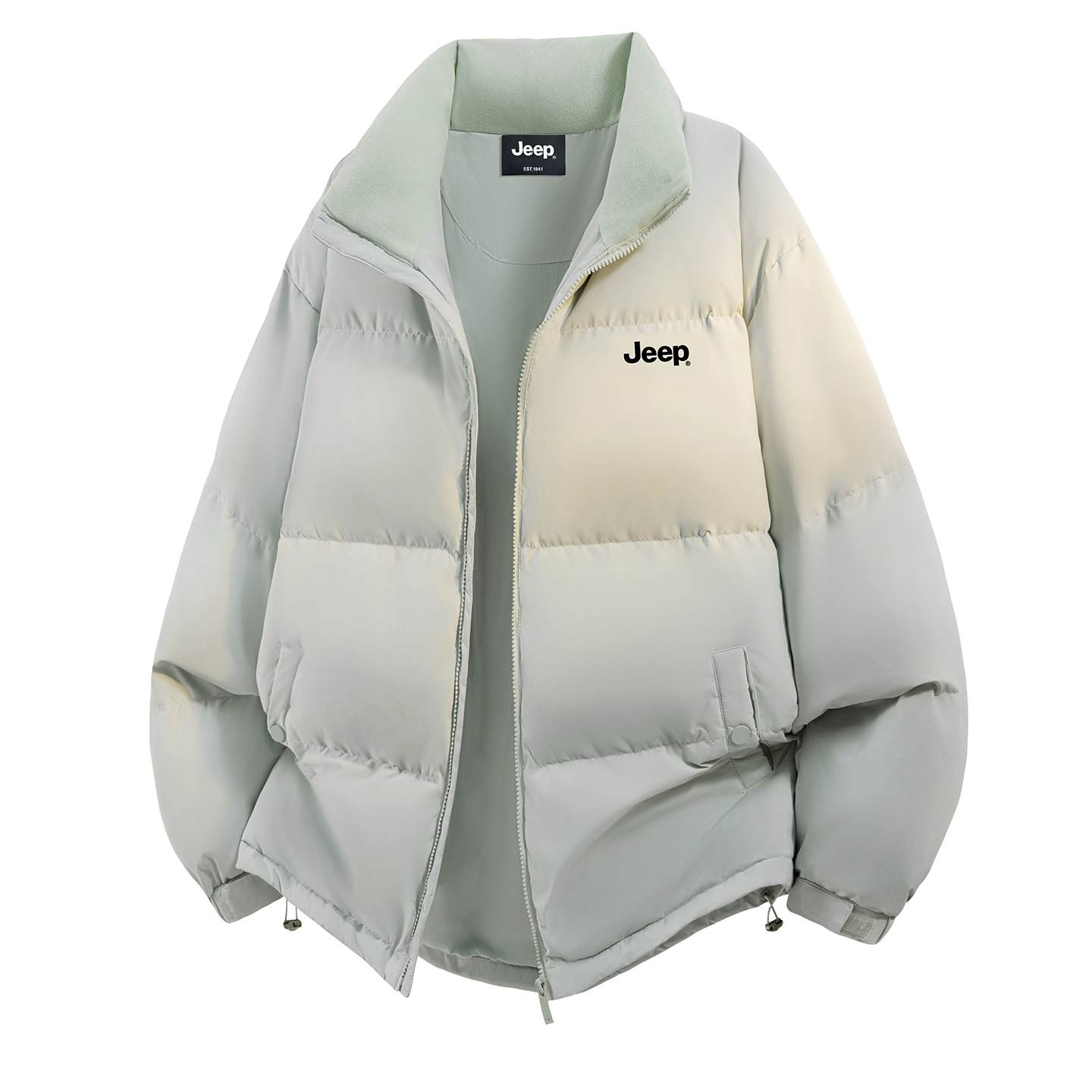 

Пуховик мужской с воротником стойкой утепленный Jeep, moonсветло-синий