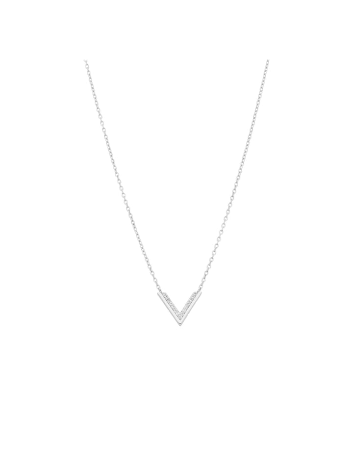 

Lucardi Серебряное колье 925 пробы V