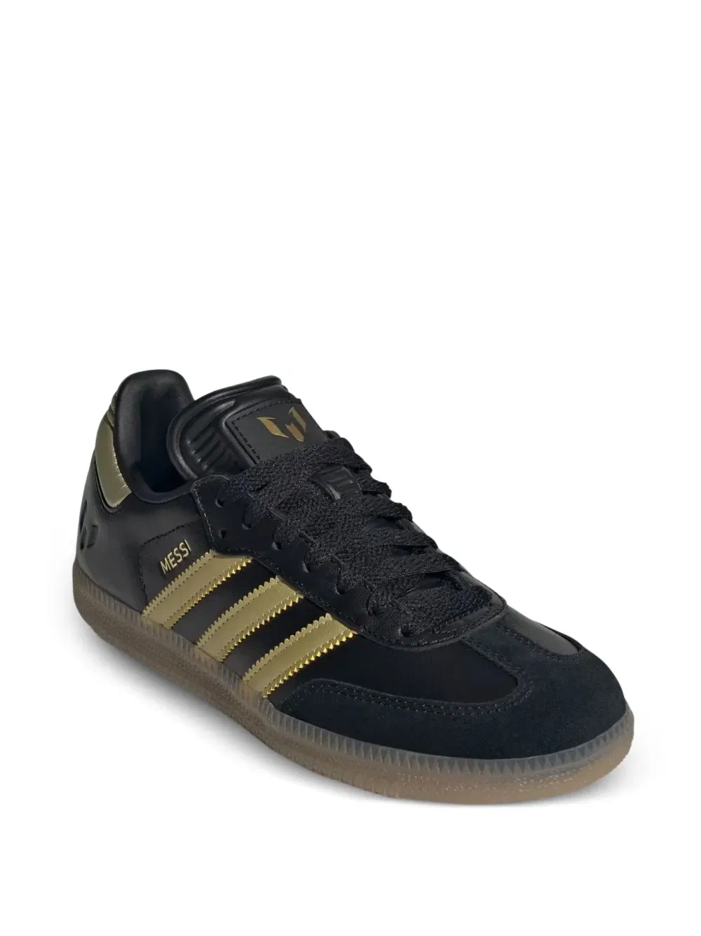 Кроссовки на шнуровке с тремя полосками Adidas, черный — фото 2