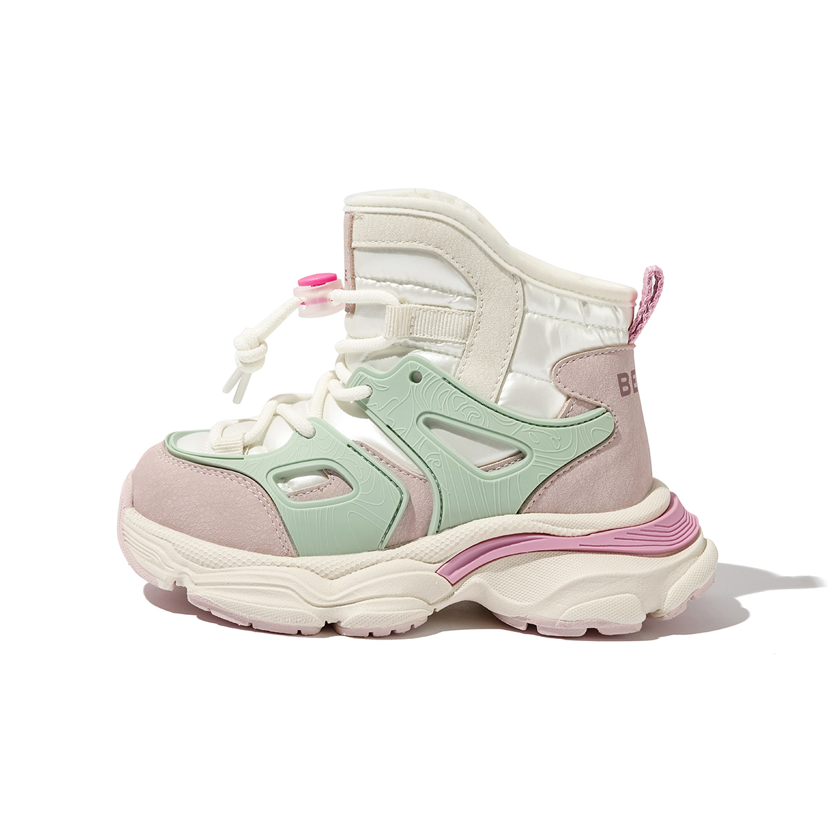 

Детские кроссовки Mid-Top Kids Lifestyle Shoes BELLE, бежевый/розовый