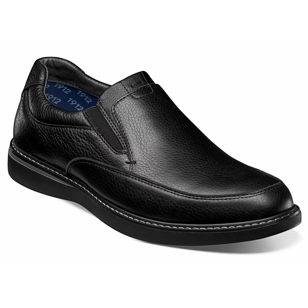 

Bayridge moc toe slip on Nunn Bush, черный