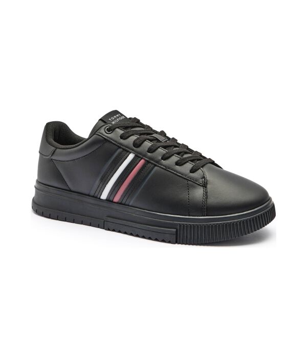 

Кожаные кроссовки Tommy Hilfiger, черный