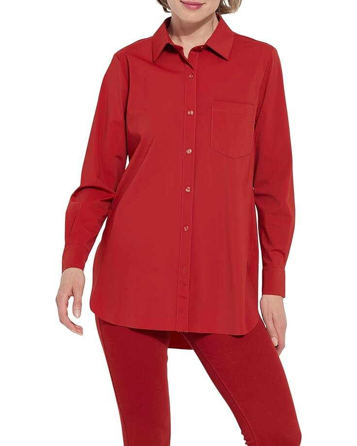 

Рубашка Lysse Schiffer Button-Down Shirt, красный