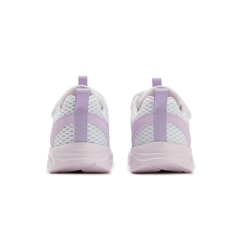 Кроссовки для бега slip resistant abrasion resistant low top white peony purple kids' XTEP, Xtep White Peony Purple — фото 4