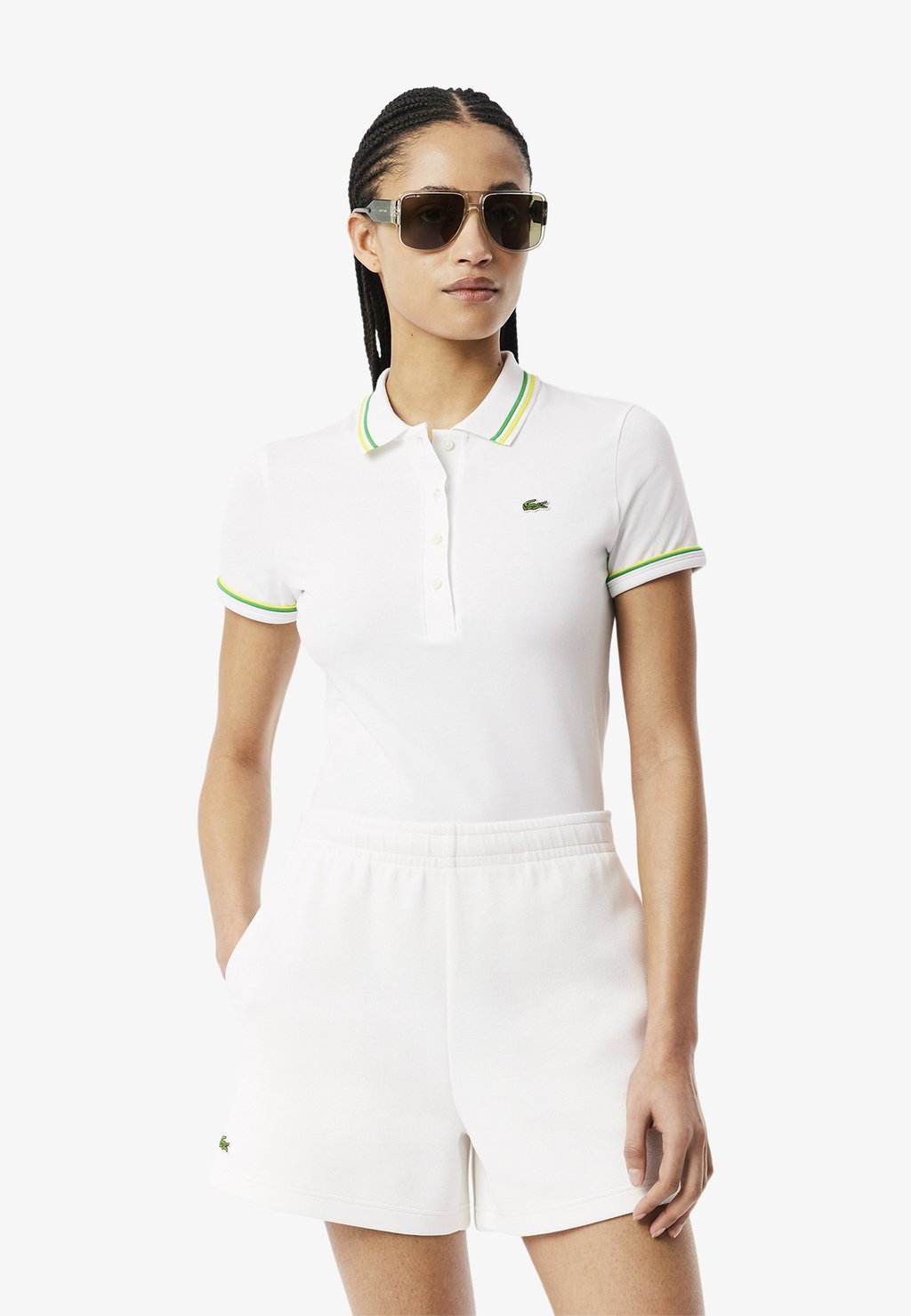 

Рубашка поло Lacoste, белый