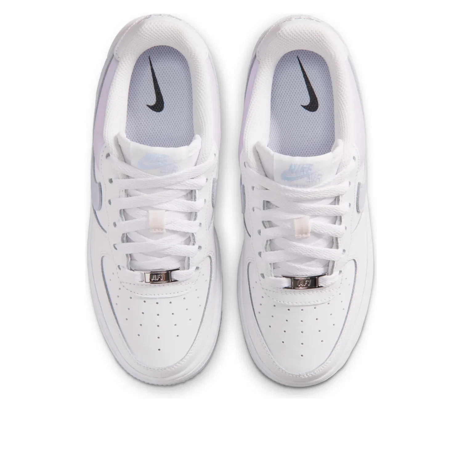 Кроссовки Nike Air Force 1 Low 'White Blue Tint Silver' IR0190-100, белый — фото 2