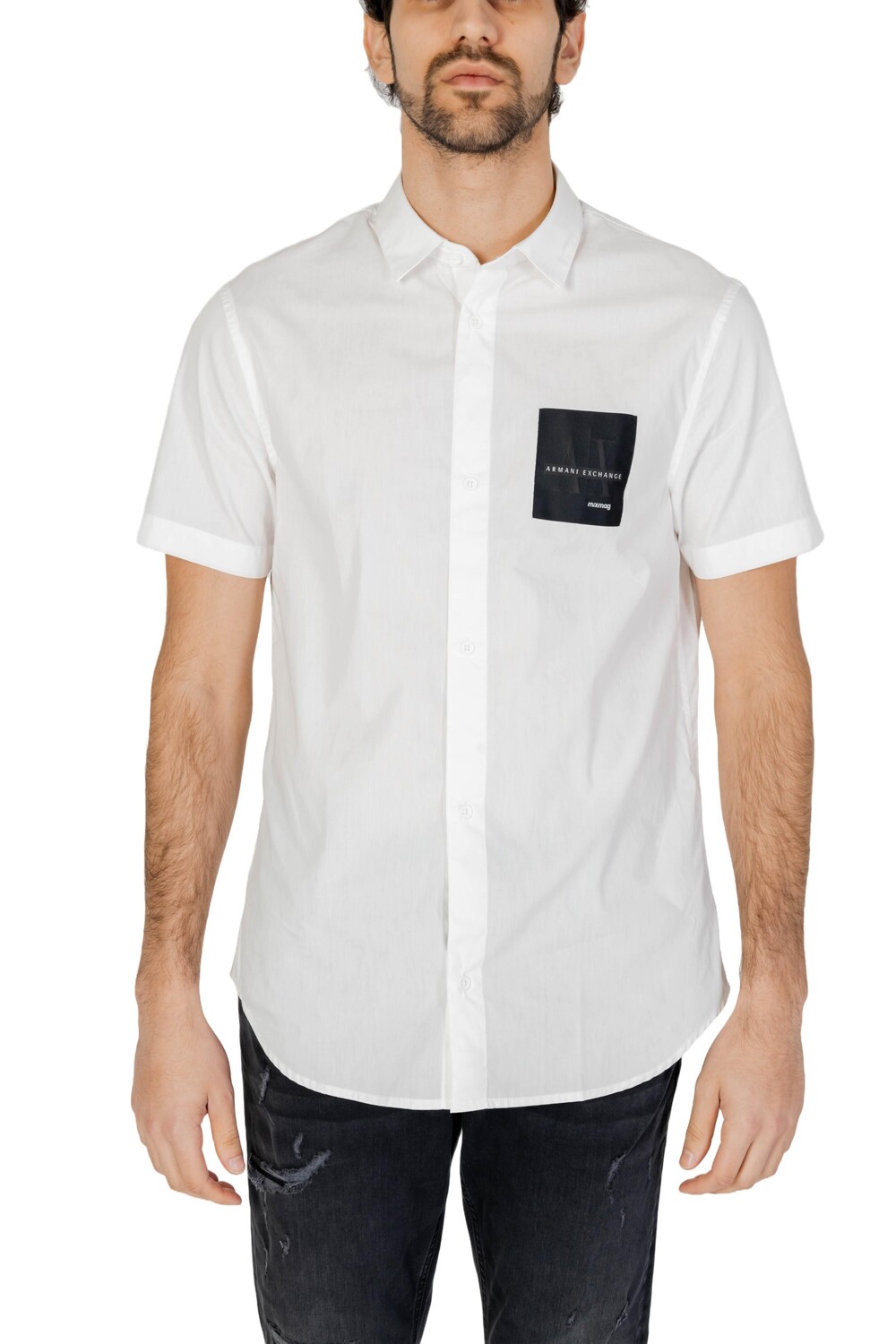 

Рубашка Armani Exchange с короткими рукавами, белый