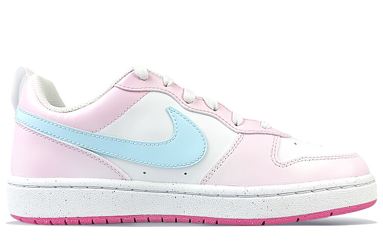 

Кроссовки Nike Court Borough Skateboard Shoes Women's Low-Top Pink, белый