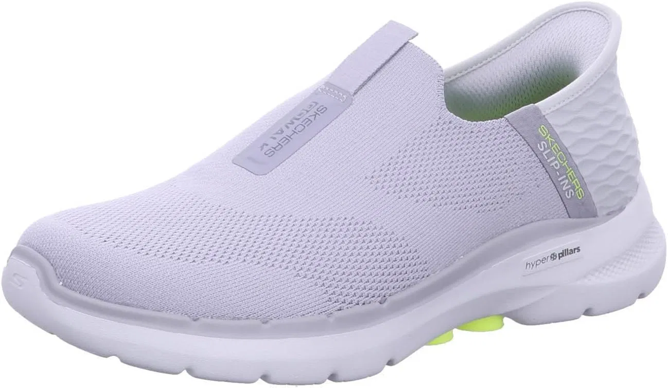 Кроссовки Skechers Slip-ins: GO Walk 6 Easy On Slip-on Walking Trainers, Gray