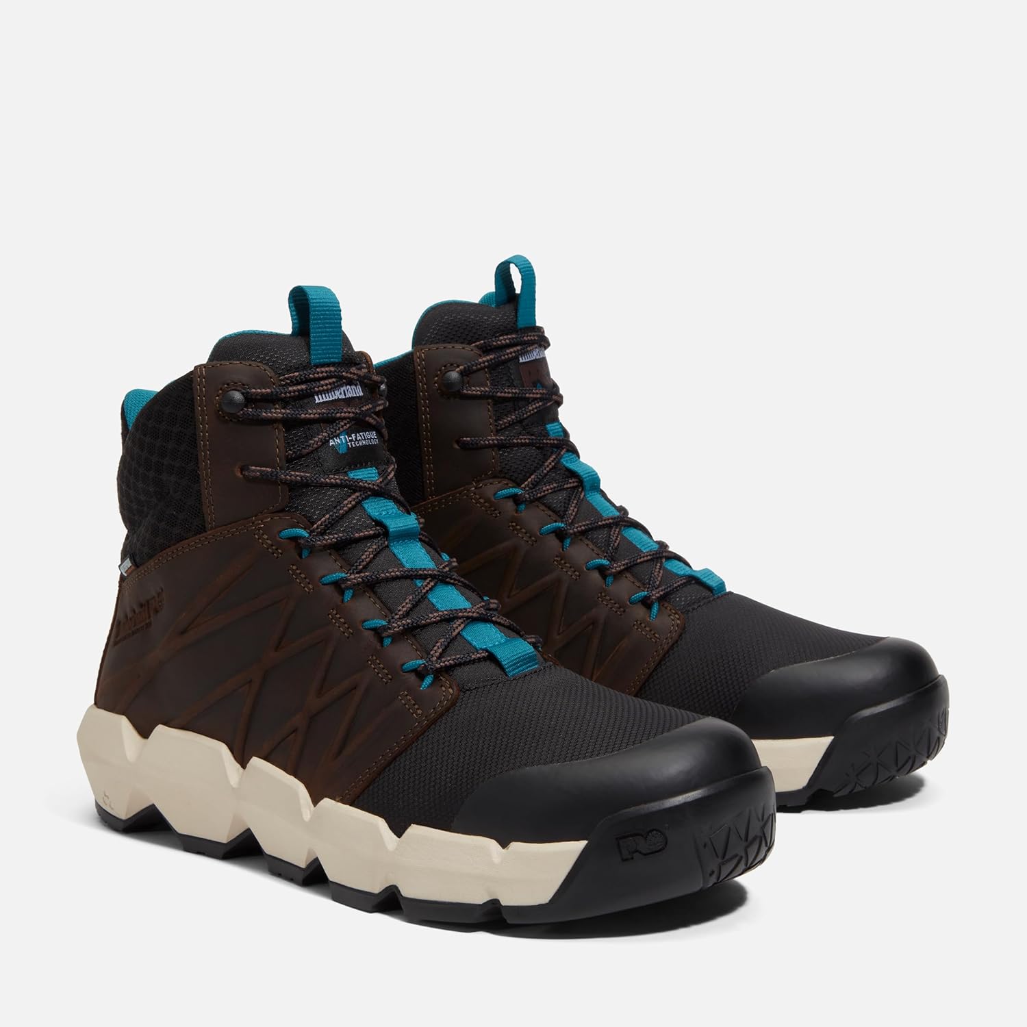 Водонепроницаемые мужские кроссовки Timberland PRO Morphix 6 дюймов с защитным носком из композитного материала, Brown/Blue — фото 2