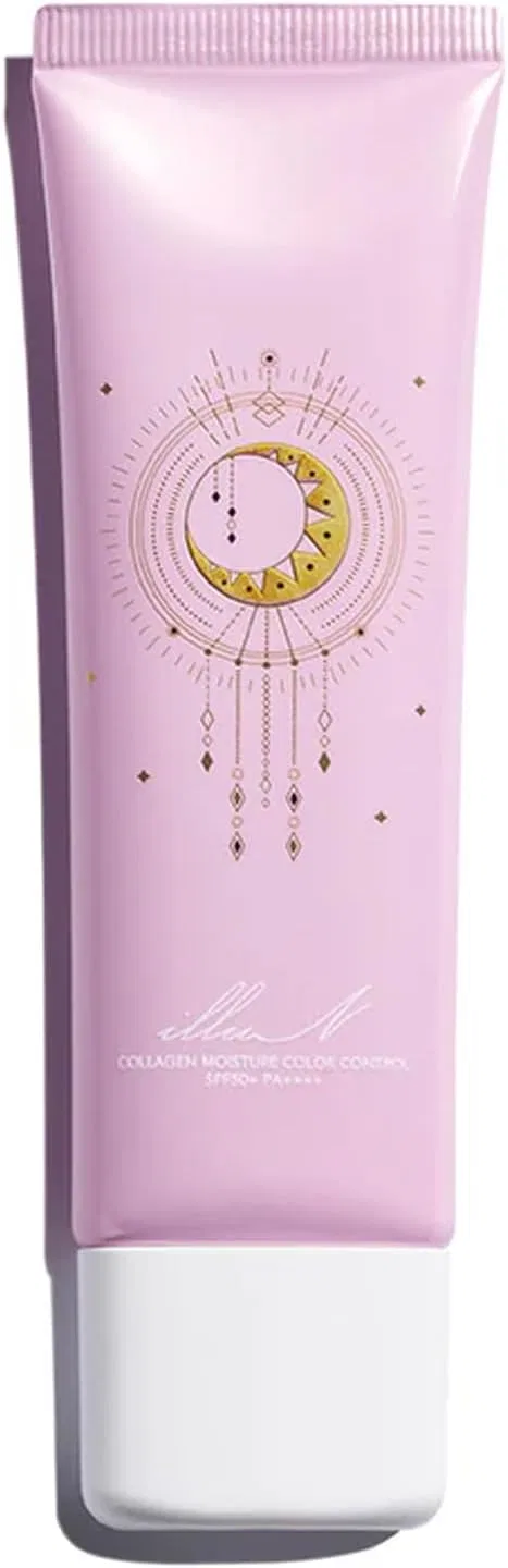 Солнцезащитный крем illuN Collagen Moisture Control, 50 мл, лавандовый