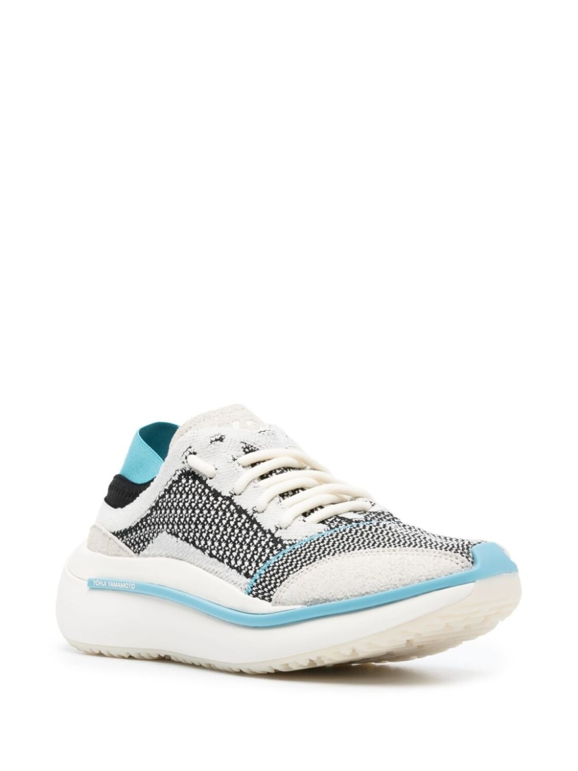 Y-3 трикотажные кроссовки Qisan из коллаборации с adidas, серый — фото 2