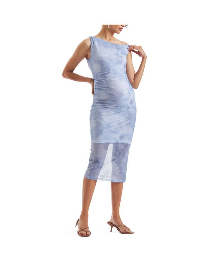 

Платье для беременных Ripe Ripe Jordan с открытыми плечами Ripe Maternity, Sky blue