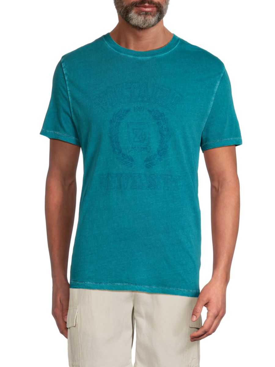 

Хлопковая футболка Джимми Блейсона Zadig & Voltaire, цвет Blue Curacao