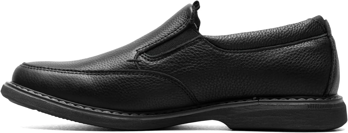 

Мужские кожаные лоферы Nunn Bush Otto с мокасиновой носочной частью и легкой подошвой, черный