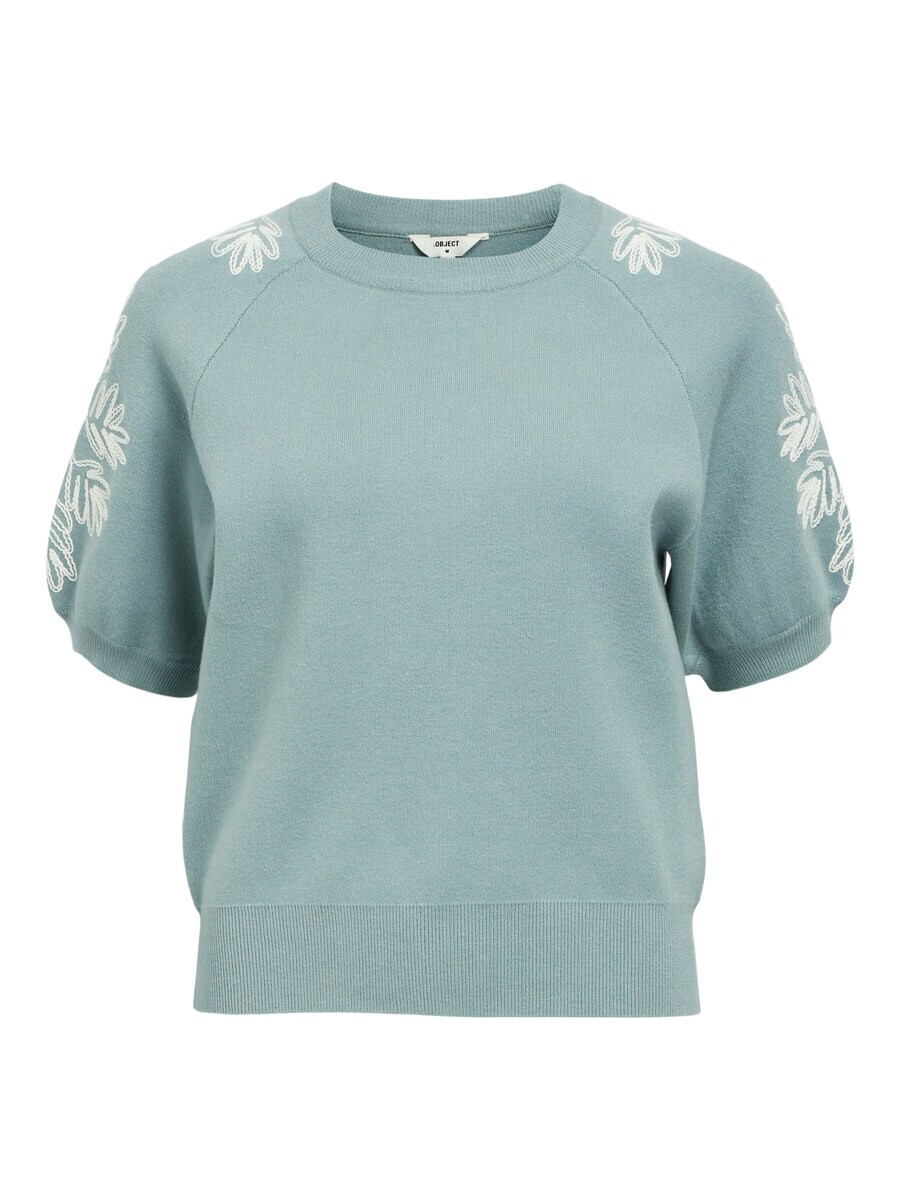 

Тонкий вязаный свитер OBJECT Sweater OBJRashia, светло-синий