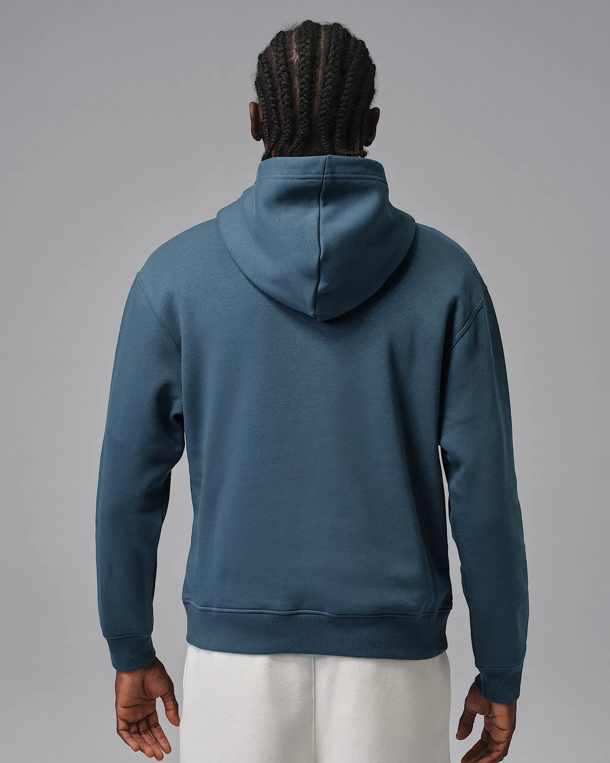 Мужская худи-свитшот Jordan Brooklyn Fleece, Squadron Blue/Aura — фото 2