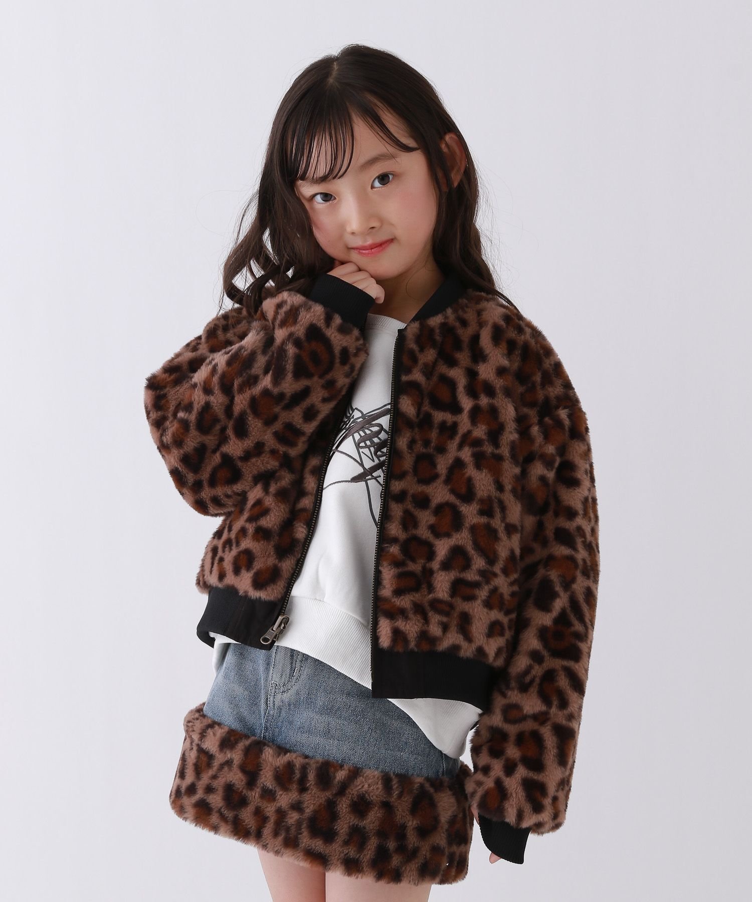 Двусторонний блузон 10C Repipi, Leopard 55