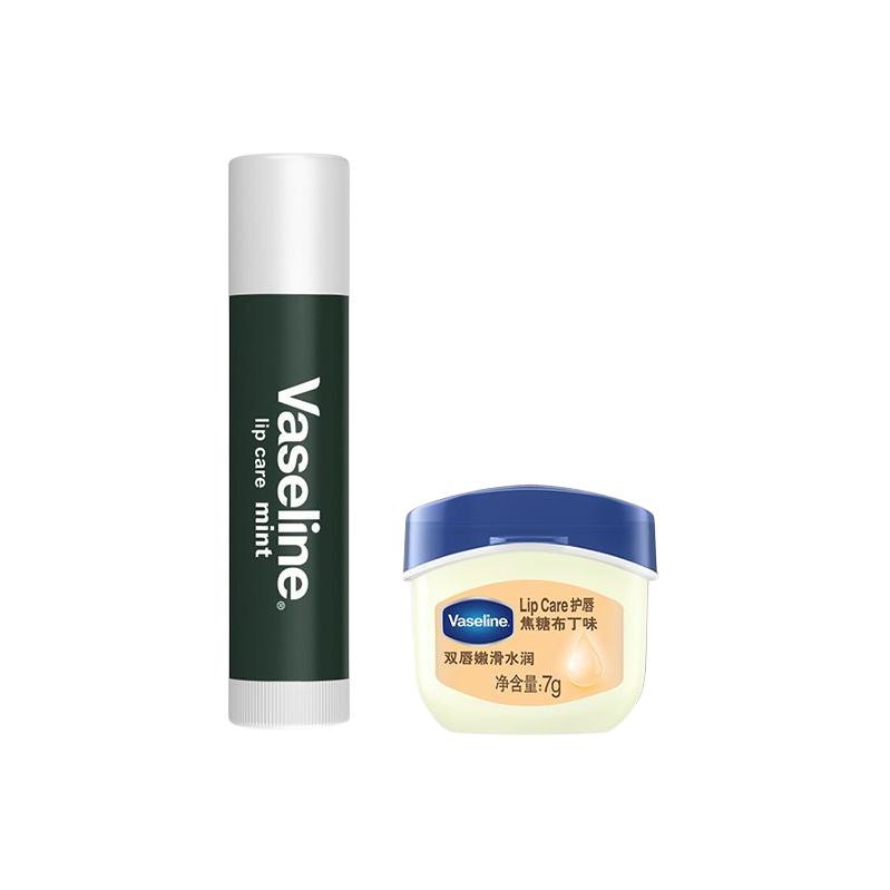 

Vaseline Оригинальный розовый бальзам для губ увлажняет и питает 7г+3,5г
