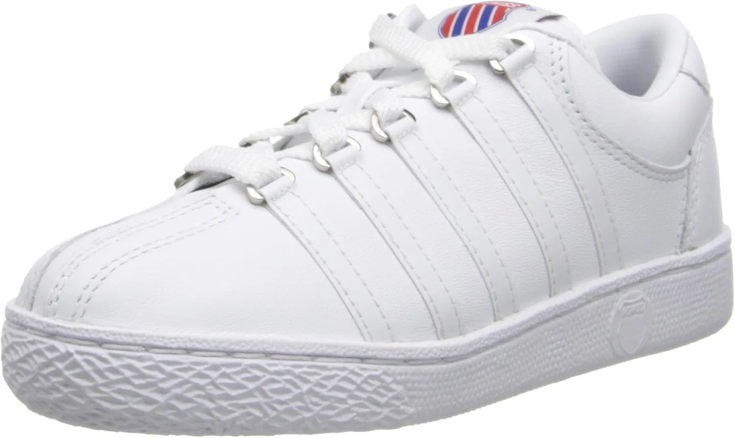 Кроссовки теннисные K-Swiss 801 Classic, белый, размер большой ребенок