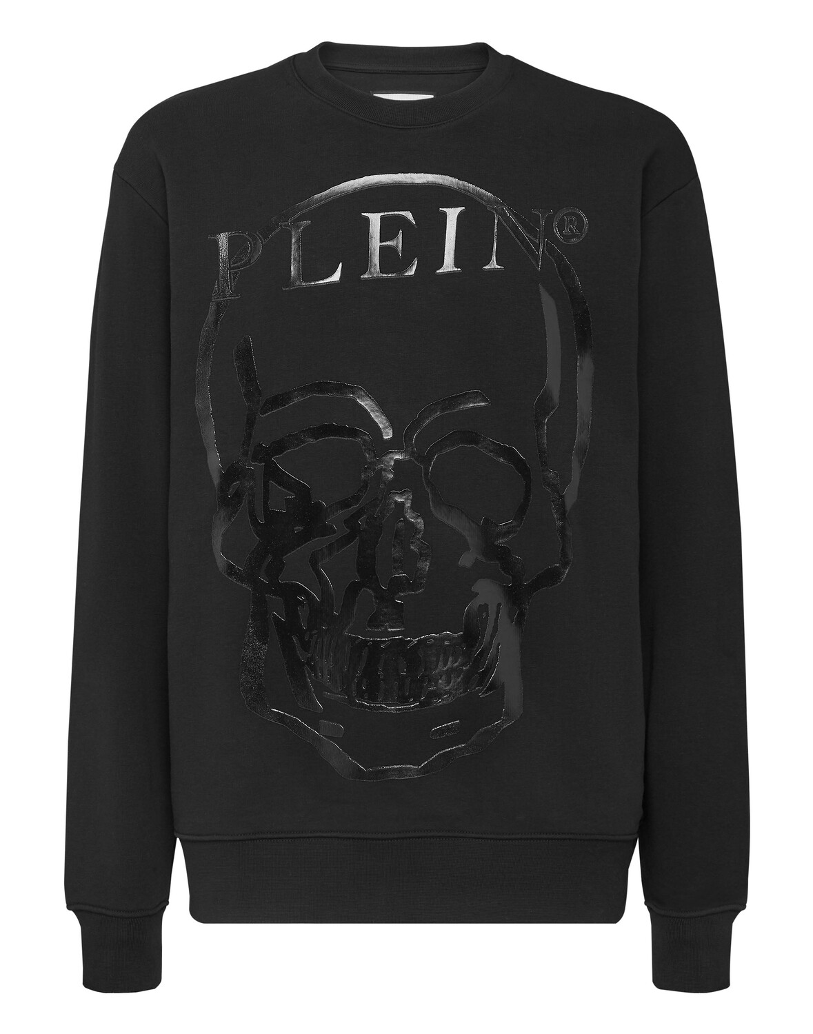 

Толстовка LS Skull and Plein Philipp Plein, цвет Black / Black