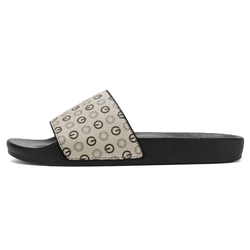 

LEXON Резиновые бесшумные шлепанцы мужские бежевые, цвет Beige G